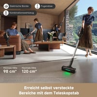 Mova G70 bežični štapni usisavač s robotskom rukom, 38 000 Pa, OptiInsight dvostruka četka, bez petljanja, 5-slojni filter 99,99%, teleskopska cijev, 1,9 7