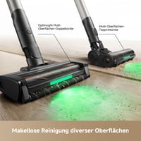Mova G70 bežični štapni usisavač s robotskom rukom, 38 000 Pa, OptiInsight dvostruka četka, bez petljanja, 5-slojni filter 99,99%, teleskopska cijev, 1,9 4