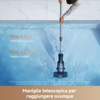 MOVA Handler V10 vezeték nélküli medence porszívó, 4200 LPH szívóerő, 60 perc üzemidő 5