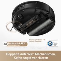 Robotický vysávač a mop Mova S70, 28 000 Pa, mopovanie čistou vodou, vyhýbanie sa prekážkam pomocou DToF a líniového lasera, výška 90 mm, výsuvný mop 7