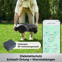 Robotska kosilica Mova ViAX 500 bez granične žice, za površine do 600 m², 360° LiDAR i Dual AI Vision, inteligentno izbjegavanje prepreka, košnja uz rubove, aplikacija 10