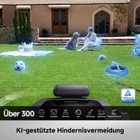 Robotska kosilica Mova ViAX 500 bez granične žice, za površine do 600 m², 360° LiDAR i Dual AI Vision, inteligentno izbjegavanje prepreka, košnja uz rubove, aplikacija 8