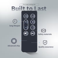 MOVHEIYL csere távirányító Bose Smart Soundbar 300 hangprojektor - fekete 2