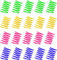 MOVKZACV 20 db Spirál Macska Játék Interaktív Színes Cicajáték Kiscicáknak 6