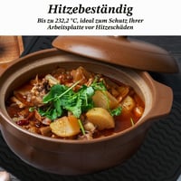 Silikónová podložka pod horúce hrnce a panvice Movstriker, 40x30 cm, čierna, 2 ks, veľká žiaruvzdorná podložka na ochranu kuchynskej pracovnej dosky 3