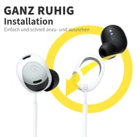 Silikónový remienok proti strate MOWYEOK pre slúchadlá Google Pixel Buds Pro, športový nákrčník na behanie a fitness, biely 5