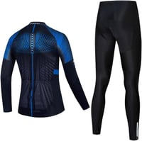 Moxilyn Férfi Kerékpáros Dres Hosszú Ujjú + Rövidnadrág 20D Gel Üléspárnával - XXL, 9 2