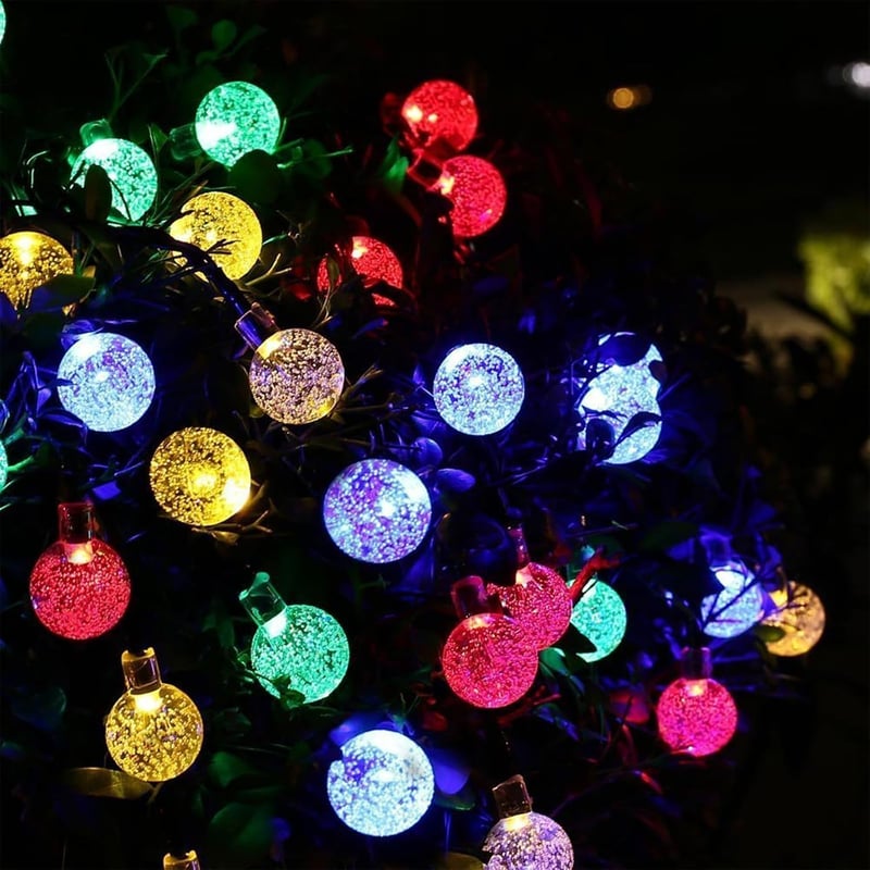 Moxled Napelemes Tündérfények Kerthez 11m 60 LED Vízálló 8 Mód