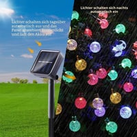 Moxled Napelemes Tündérfények Kerthez 11m 60 LED Vízálló 8 Mód 4