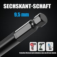 MOXPIFY fa fúró spirál bit 32 x 155 mm központi csúccsal E 9,5 szár puha és kemény fához 4