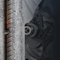MOXPIFY SDS Plus betonfúró szár 12 x 360 mm, 4 keményfém vágóélű dupla spirál kő beton és természetes kő ütvefúróhoz 6