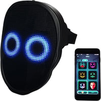MOYACA LED Maszk Gesztus Érzékeléssel, Világító Halloween Jelmez Cosplay Farsang 1