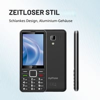 Mobilný telefón myPhone 3510 LTE pre seniorov, odomknutý na všetky siete, tlačidlový telefón s 4G, 3,5-palcový displej, veľké tlačidlá, Dual SIM, čierny 5
