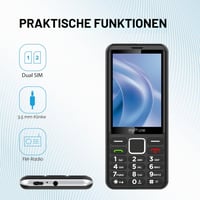 Mobilný telefón myPhone 3510 LTE pre seniorov, odomknutý na všetky siete, tlačidlový telefón s 4G, 3,5-palcový displej, veľké tlačidlá, Dual SIM, čierny 8