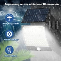 MPJ 105 LED napelemes kültéri lámpa mozgásérzékelővel IP65 vízálló 2db 4