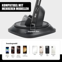 Suport Auto pentru Telefon MplehDa pe Bord, Suport Universal pentru Smartphone cu Rotire la 360°, Compatibil cu Toate Modelele de Smartphone 3