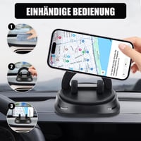 Suport Auto pentru Telefon MplehDa pe Bord, Suport Universal pentru Smartphone cu Rotire la 360°, Compatibil cu Toate Modelele de Smartphone 2
