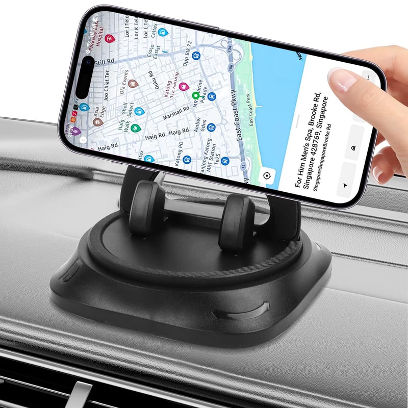 Suport Auto pentru Telefon MplehDa pe Bord, Suport Universal pentru Smartphone cu Rotire la 360°, Compatibil cu Toate Modelele de Smartphone