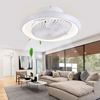 MQW stropni ventilator sa svjetiljkom 72W LED s mogućnošću prigušivanja, bijeli, rotacija 360° — oštećenje na aluminijskom okviru (stanje: vidi 2. sliku) 9