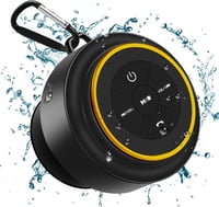 MR.LUYU IPX7 Vízálló Bluetooth Fürdőszobai Hangszóró Szívókoronggal és Mikrofonnal 1