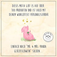 Mr. & Mrs. Panda Képeslap Malac Boldogság Motívum - Sárga Üdvözlőlap Ajándék Szerencsehozó Állatos Vicces Design 7