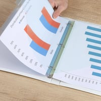 Rozraďovače do šanónov Mr. Pen s vreckami a štítkami, 1 sada, 8 záložiek, farebné, do zakladačov s 3 krúžkami, obojstranné vrecká 6