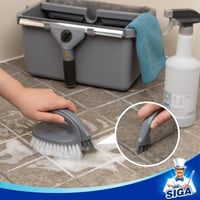MR.SIGA Háztartási Takarítókészlet 7 Részes - Ablaktisztító Lehúzó, Mikroszálas Törlő, Kefe, Spray Flakon, Tárolódoboz 4