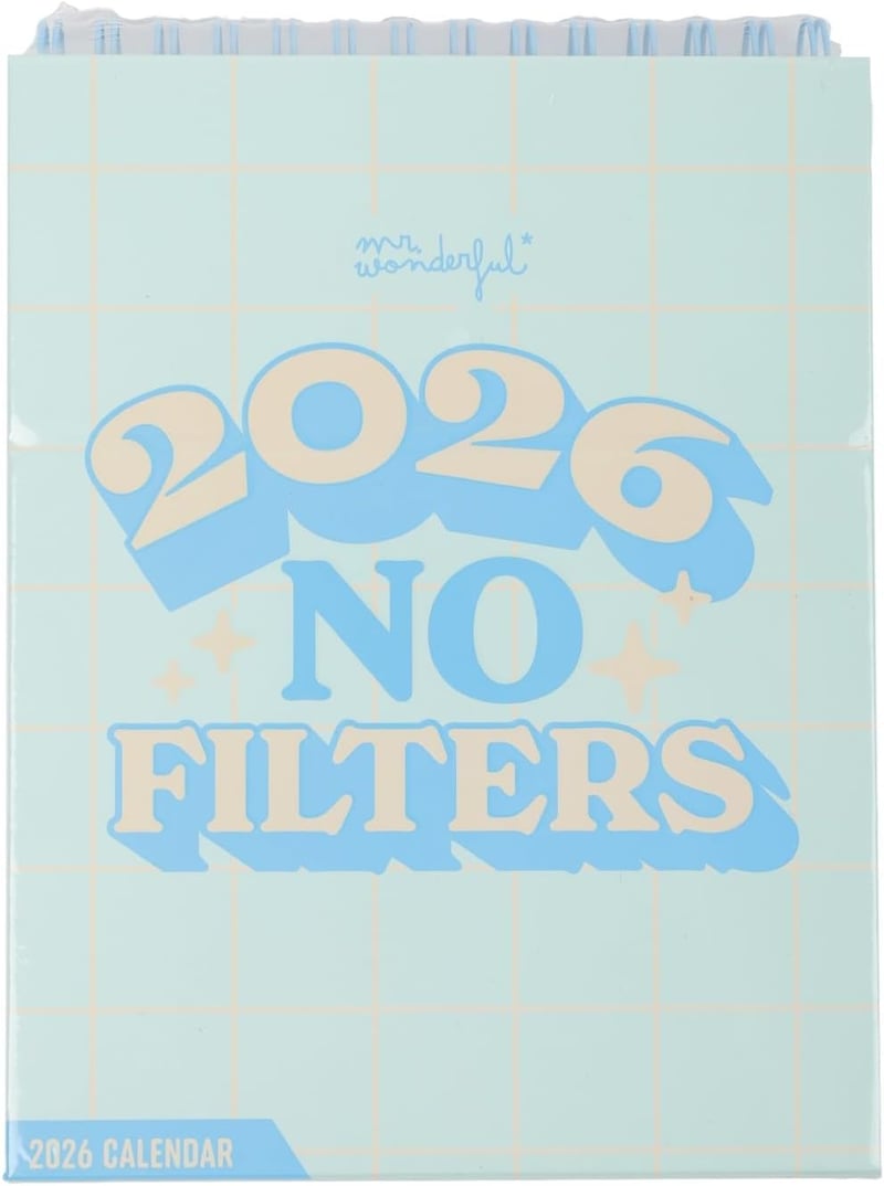 Mr. Wonderful Asztali Naptár 2026 Szűrő Nélkül Kisméretű
