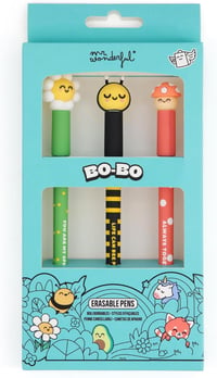 Mr. Wonderful Bo-Bo törölhető golyóstoll - kék tinta - 3 db 3