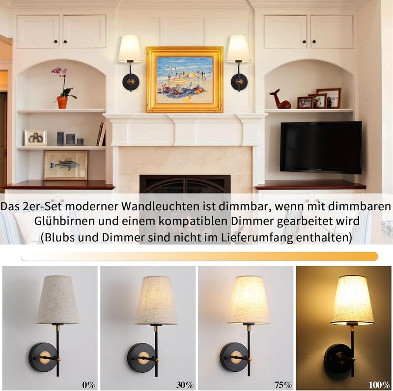 MRHYSWD 2 darabos fali lámpa modern vintage stílusú hálóhoz nappalihoz