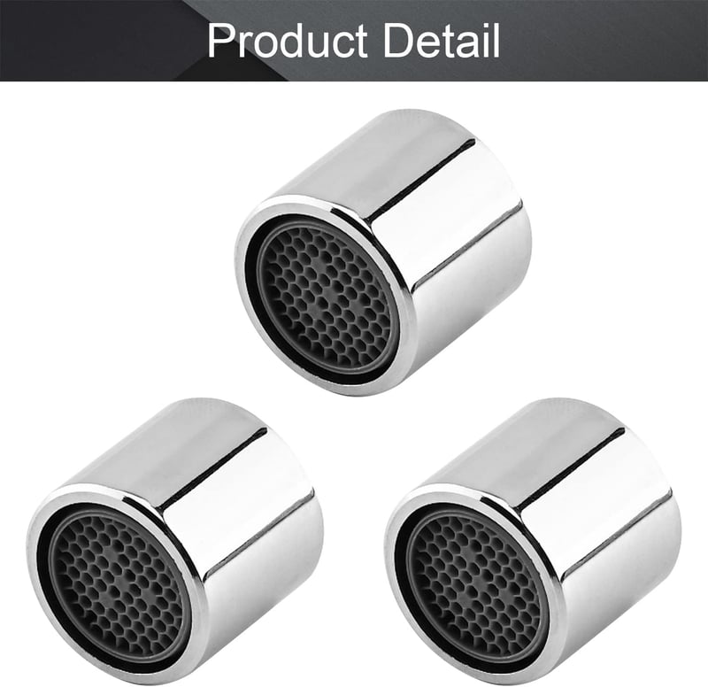 MroMax 18mm Csaptelep Perlátor 3 darabos Univerzális Réz Csapszűrő Fürdőszoba Konyha Mosdó Cserealkatrész