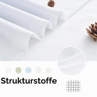 MRTREES Bijela prozirna kuhinjska zavjesa s efektom platna, 2 komada - Moderna bistro zavjesa za dnevni boravak i kuhinju, seoski stil, 120x60 cm 3