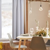 MRTREES Sötétítő Függöny Szett 2 db Krém 60x120 cm Nappali Hálószoba Konyha 2