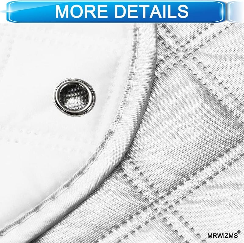 MRWiZMS VW T5 T6 Hővédő Szőnyeg Szélvédő Alumínium Fleece UV Védelem 8 Részes