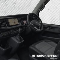 MRWiZMS VW T5 T6 Hővédő Szőnyeg Szélvédő Alumínium Fleece UV Védelem 8 Részes 3