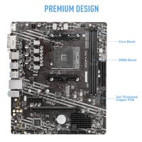 Placă de bază MSI A520M-A Pro Micro-ATX - Cu soclu AM4, pentru procesoare AMD Ryzen 2