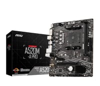 Placă de bază MSI A520M-A Pro Micro-ATX - Cu soclu AM4, pentru procesoare AMD Ryzen 1