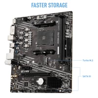 Placă de bază MSI A520M-A Pro Micro-ATX - Cu soclu AM4, pentru procesoare AMD Ryzen 3