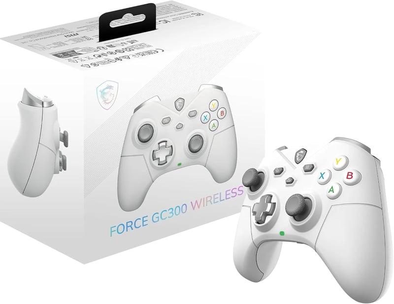MSI Force GC300 Wireless vezeték nélküli gamer kontroller - fehér