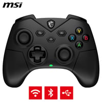 Bezdrôtový herný ovládač MSI Force GC300 pre PC – 2,4 GHz a Bluetooth, káblové/bezdrôtové pripojenie, 600 mAh Li-ion batéria, vymeniteľný D-pad, dva vibračné motorčeky 8