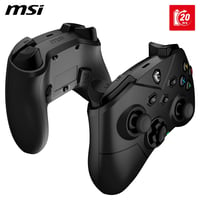 Bezdrôtový herný ovládač MSI Force GC300 pre PC – 2,4 GHz a Bluetooth, káblové/bezdrôtové pripojenie, 600 mAh Li-ion batéria, vymeniteľný D-pad, dva vibračné motorčeky 6