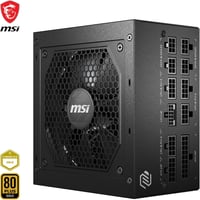 Sursă de alimentare MSI MAG A750GL PCIE5 750W 80 Plus Gold, complet modulară, ATX 3.0, suport PCIe 5.0, ventilator FDB 120mm, cabluri plate negre 3
