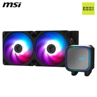 MSI MAG CORELIQUID A13 240 AIO CPU vodné chladenie – Kompletné pokrytie CPU, radiátor so split-flow technológiou, ventilátor CycloBlade 7, ARGB, rifle ložisko, 240 2