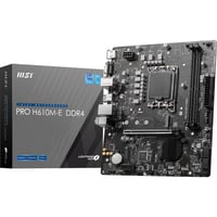 Základná doska MSI PRO H610M-E DDR4, Micro-ATX, Intel 12.-14. gen. LGA 1700, DDR4 3200MHz, PCIe 4.0 x16, M.2 Gen3, USB 3.2, 1G LAN, HDMI, VGA 1