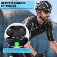 Silikónové nástavce Msilte pre slúchadlá Bose QuietComfort Earbuds, 3 páry, veľkosť S/M/L, vodoodolné a protišmykové, čierne 5