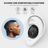 Silikónové nástavce Msilte pre slúchadlá Bose QuietComfort Earbuds, 3 páry, veľkosť S/M/L, vodoodolné a protišmykové, čierne 7
