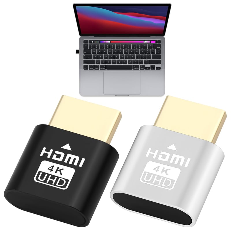 MSMXCS 4K bezdrôtový HDMI streaming adaptér, 2 kusy – Zrkadlový adaptér pre TV/PC/mobilné zariadenia, Plug and Play Smart Media prijímač, Ultra HD prenos