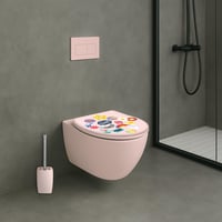 Capac WC MSV F1 Arnold din MDF cu închidere lentă — defect, funcționează parțial: elementul de susținere din plastic din spate este rupt (stare: vezi poza 2) 8