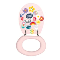 Capac WC MSV F1 Arnold din MDF cu închidere lentă — defect, funcționează parțial: elementul de susținere din plastic din spate este rupt (stare: vezi poza 2) 4