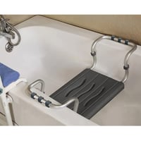 MSV Scaun de cadă extensibil, capacitate 150 kg, aluminiu/plastic, antracit, 55-70 x 18 x 26 cm 5